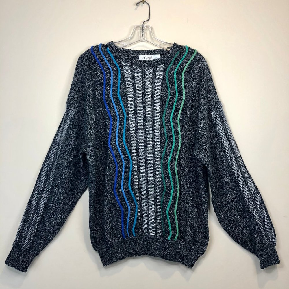 ✨VINTAGE✨ ST. CROIX Sz. Men's Medium knit sweater